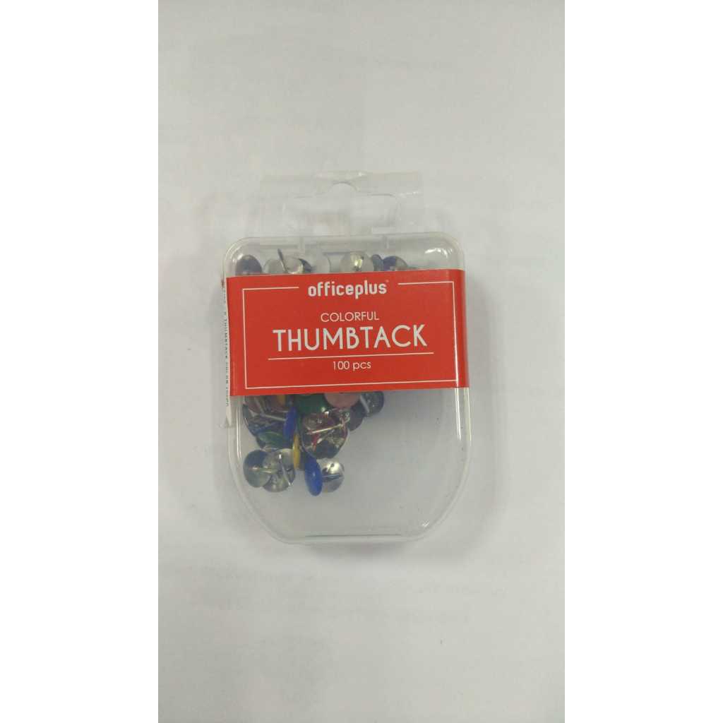 

(Original) Gramedia Pekanbaru - OFFICE-P THUMBTACK SILVER 100PCS OP-TT100SV