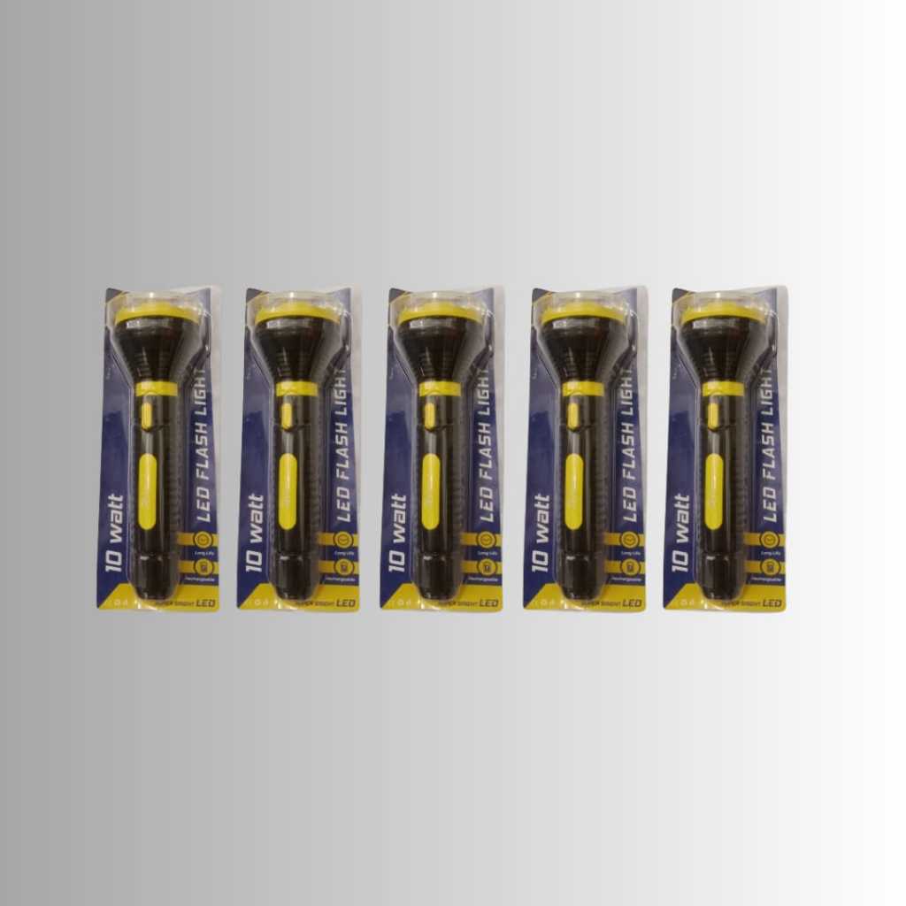 Senter PUSH ON FL-7100 LED 10W Flashlight