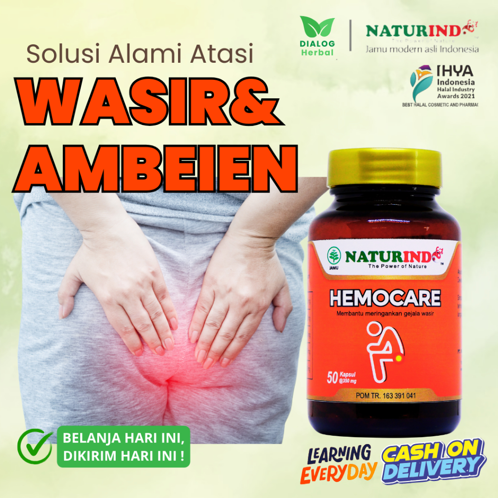 Obat Wasir Ambeien Ambeyen Obat Penghilang Benjolan Hemocare Naturindo