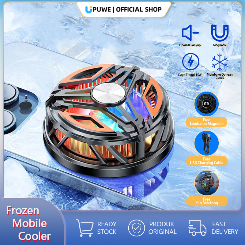 UPUWE Fan Cooler GT31/AL02/AL11 Pendingin Radiator HP Gaming Fun Cooler RGB Radiator HP Frozen Mobil