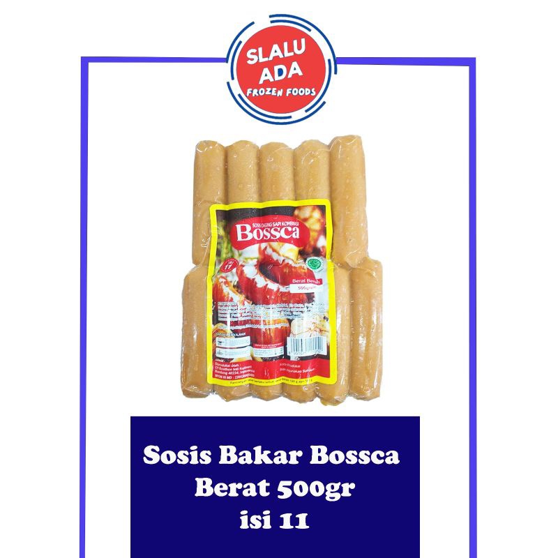

sosis sapi bossca berat 500 gram isi 11 pcs