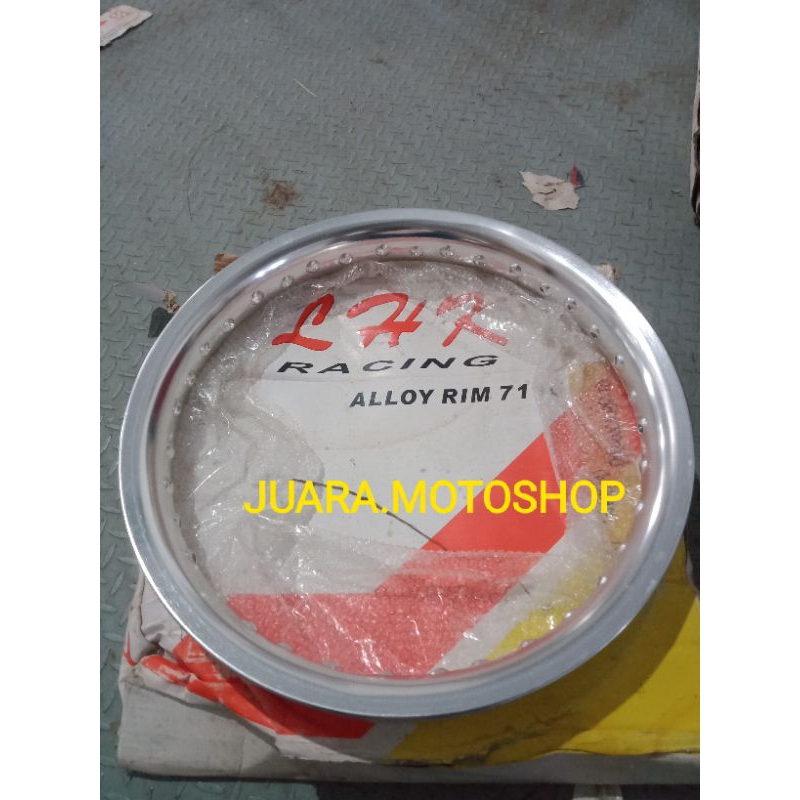 VELG PELEK LHK RING 17 UKURAN 185 U SHAPE SILVER POLISH