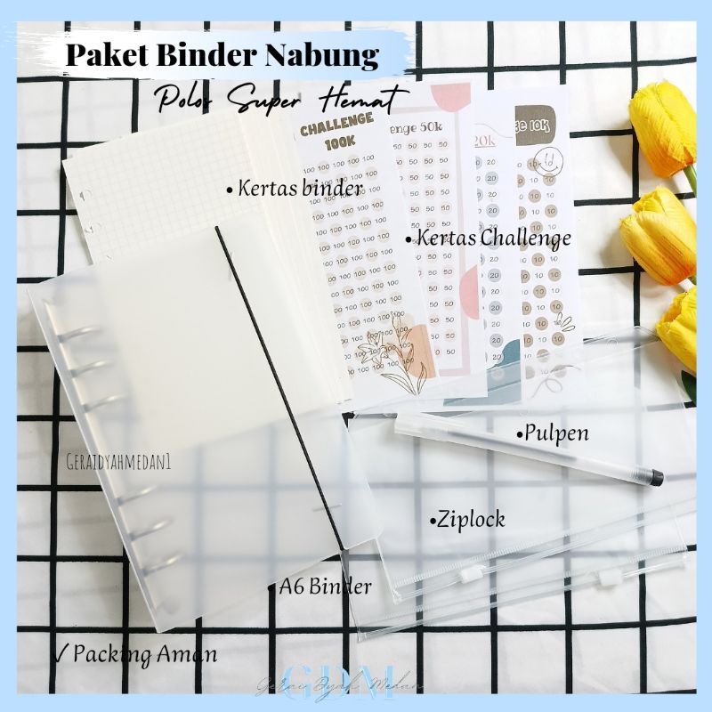 

Paket Binder Nabung Polos Super Hemat