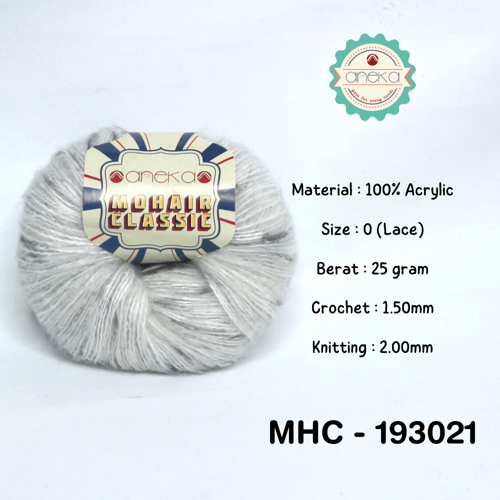 ANEKA - Benang Rajut Mohair Classic / Benang Anggora - 193021