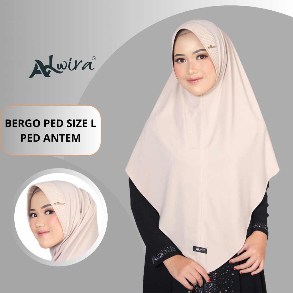 Alwira.outfit jilbab instan size L original by Alwira