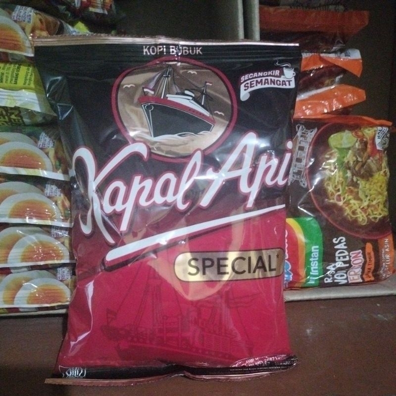 

kopi hitam kapal api special tanpa gula 160g