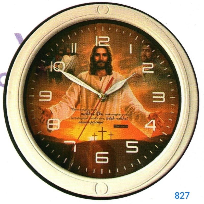 JAM DINDING GENESYS GAMBAR YESUS