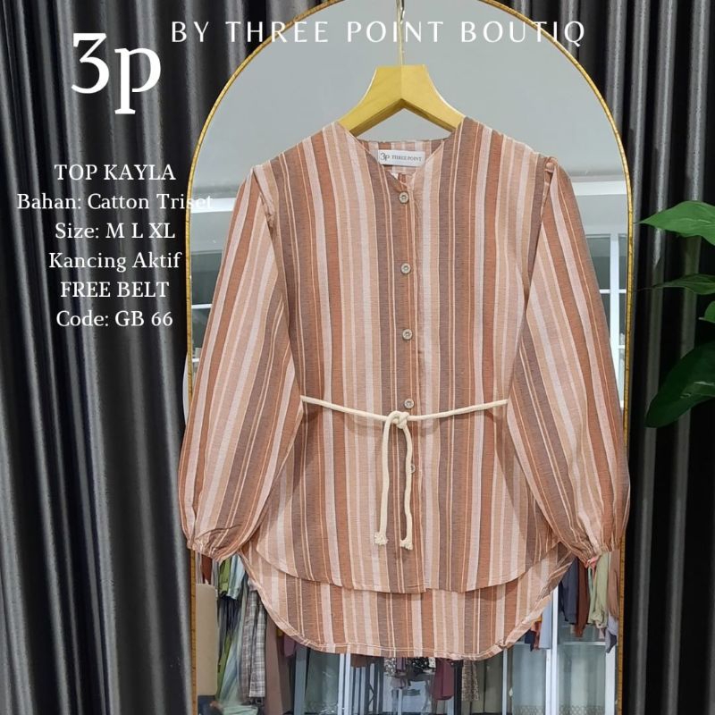 READY KEMEJA WANITA 3 POINT