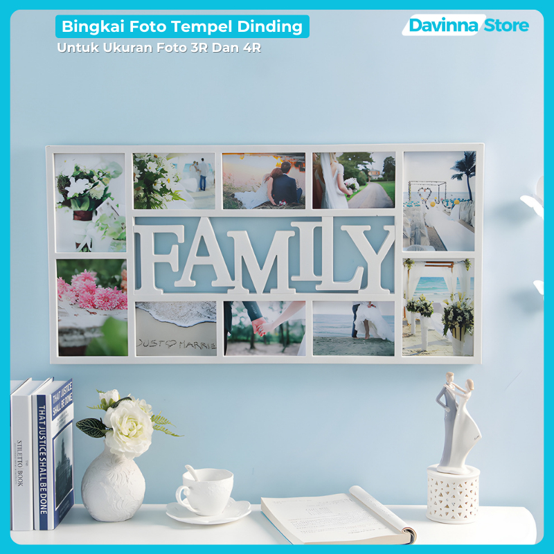 Frame Foto Bingkai Foto Dinding Pigura Photo Tempel Dinding Minimalis Aesthetic