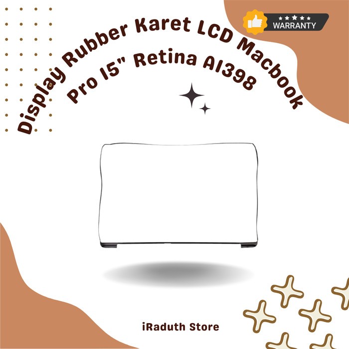 Display Rubber Karet LCD Macbook Pro 15" Retina A1398