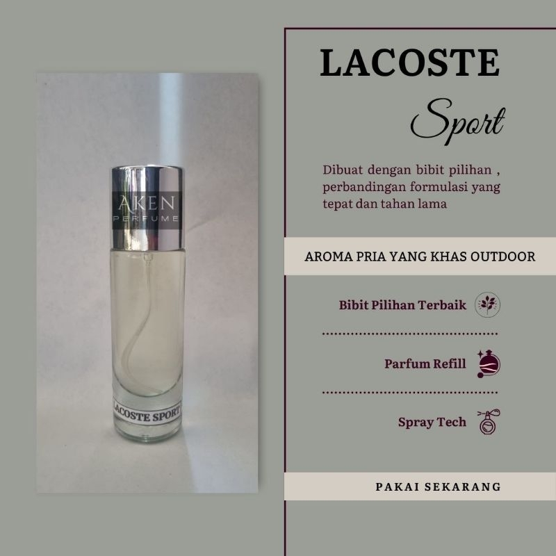 Parfum bibit Lacoste Sport Pria Cowok