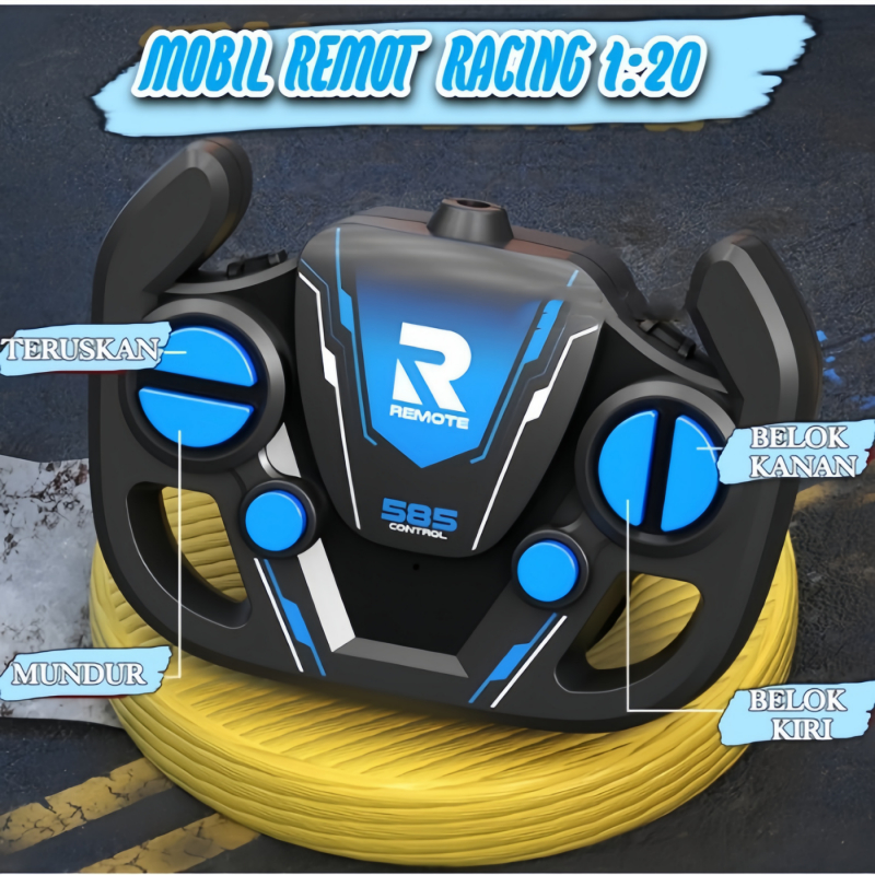 Mobil RC Mobil Balap Remote Control 1/18 RC Drift dengan Lampu RC Drift Mobil Remot