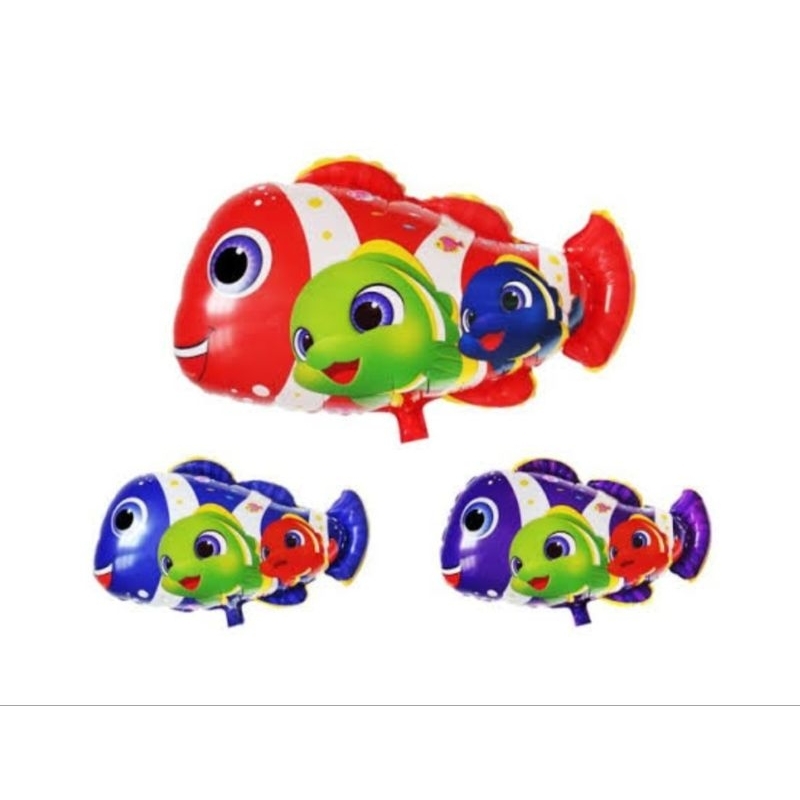 Balon karakter Nemo terbang / balon helium nemo / Balon Karakter ikan nemo