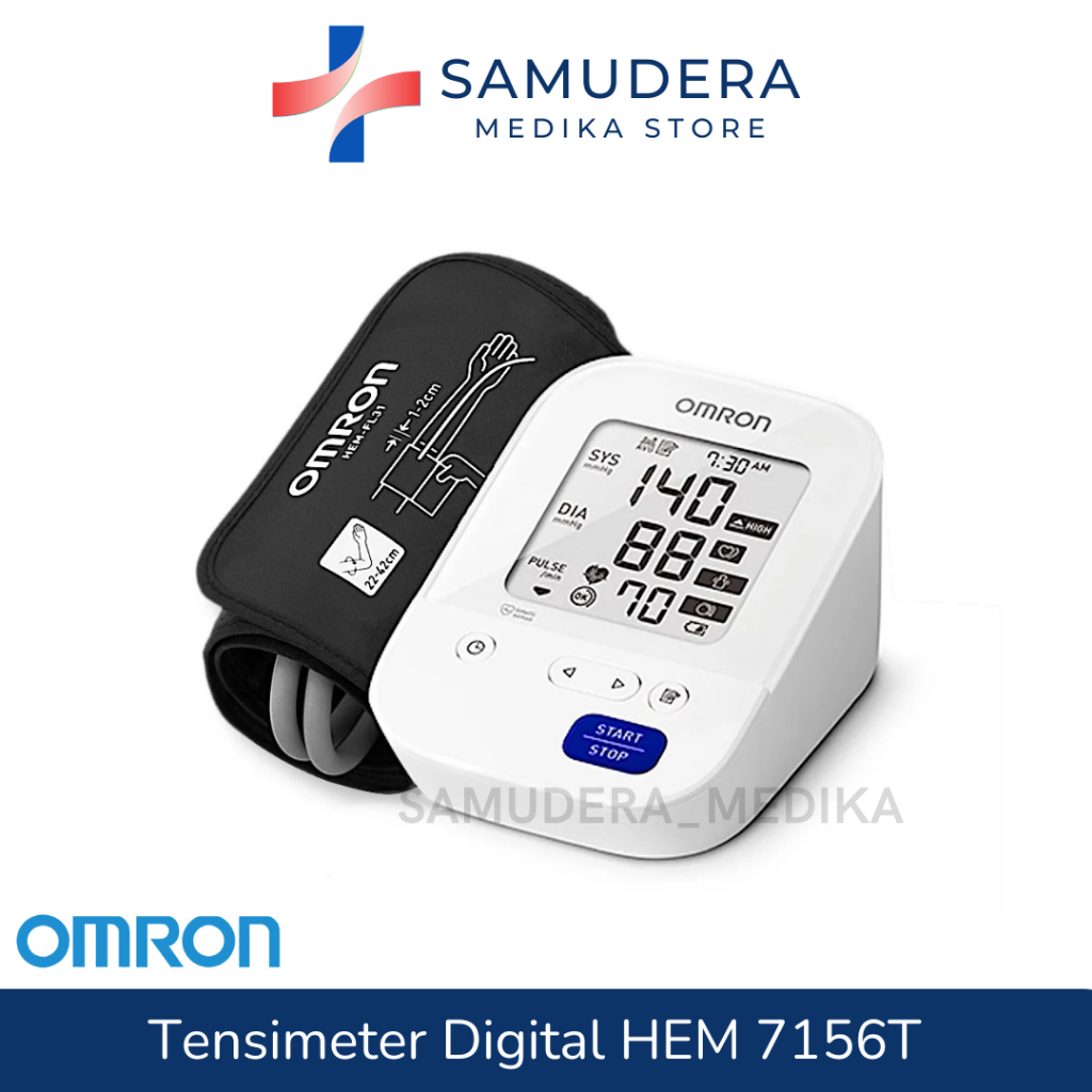 Omron Tensimeter Digital HEM 7156T | Alat Monitor Tensi Darah Digital HEM 7156T