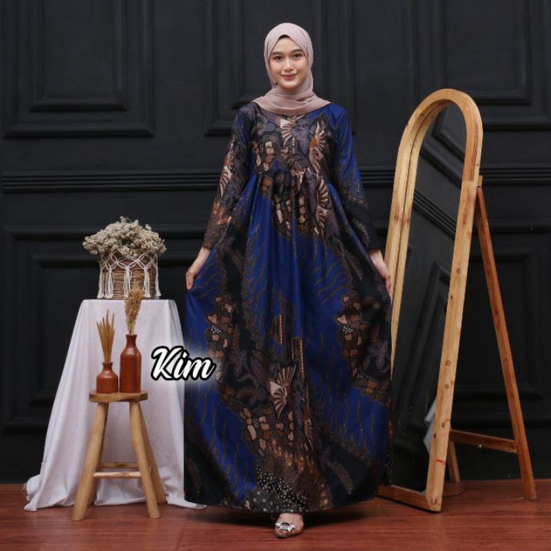 baju gamis batik wanita modern baju dreess wanita