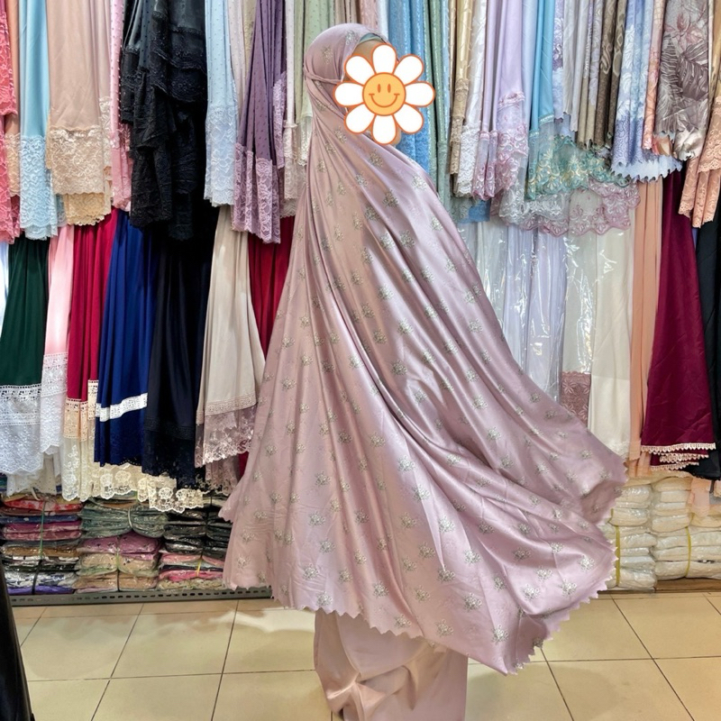 MUKENA ARMANI SILK MOTIF