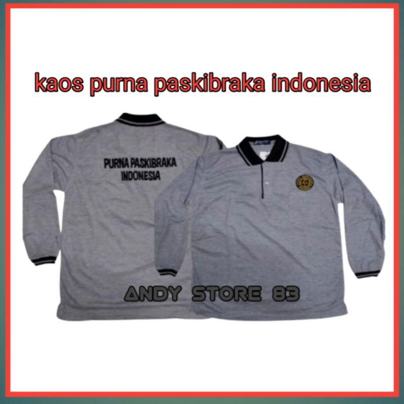 kaos (PPI)purna paskibraka indonesia tangan panjang
