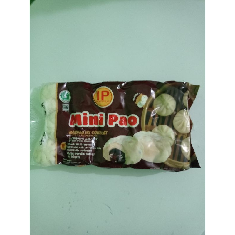 

mini Pao IP coklat lumer isi 30 pcs 500 gr