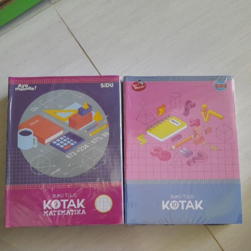 

(Isi 10) Buku Matematika SIDU Kotak Kecil/Tanggung/Besar SIDU 38 Lembar | Buku Strimin Matermatika 1 Pak