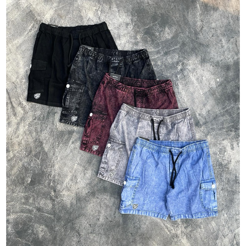 cargo jeans kolor / cargo pendek kolor / cargo kolor