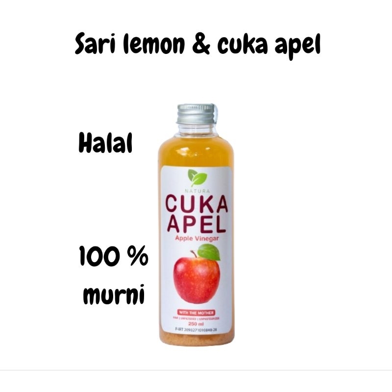 

paket 1 pcs - cuka apel murah 100% murni/Apple cuka murah kemasan botol 250 ml/cuka apel murni murah BPOM