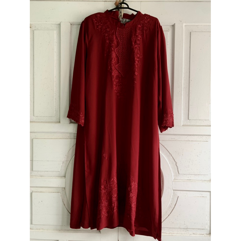 Baju Potongan Maroon [Preloved]