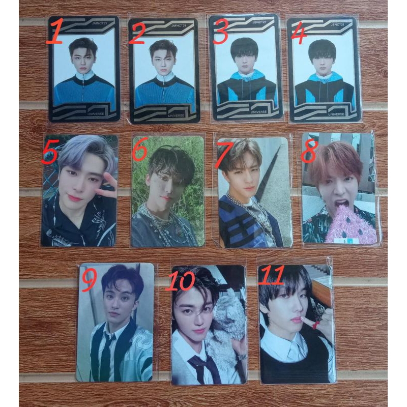 Photocard Official NCT Dream NCT 127 Jisung ICFA Jaemin UC Jisung UC Nabon Jaehyun