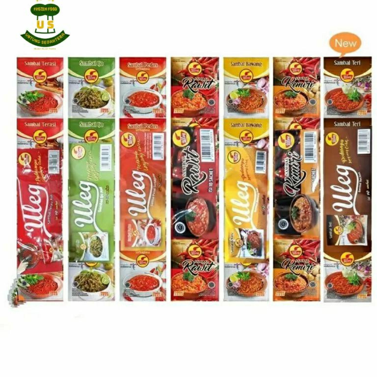 

Official Shop Sambal Uleg Finna Renteng Sambal Renteng 1pcs Sambel Saset Renteng Sambel Terasi enak Bumbu Nasi goreng Sambel Rendang Sambel Rawit Sambel pedas Sambel rawit Sambel kemiri Sambel geprek