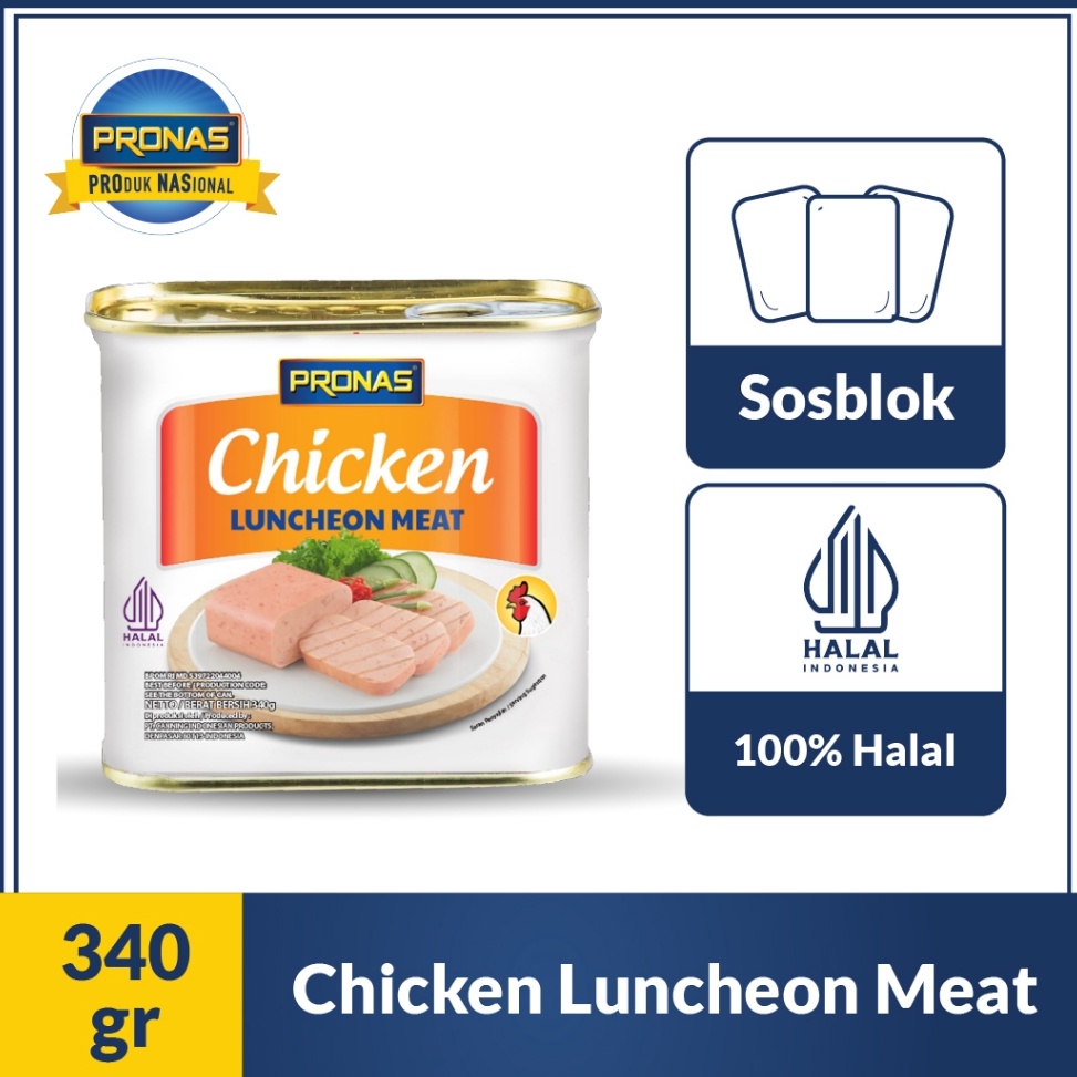 

Dapatkan Pronas Luncheon Ayam Daging Ayam Blok Serbaguna 34g