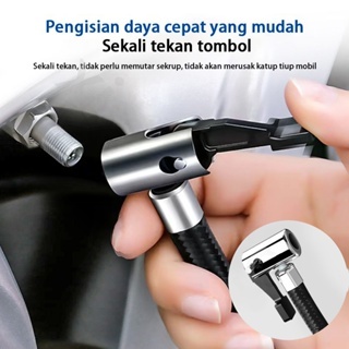 Promo Paket Kompresor Mini Power Listrik 12V Kompresor Mini Plus Adaptor 16 Silinder Pompa Ban Mobil