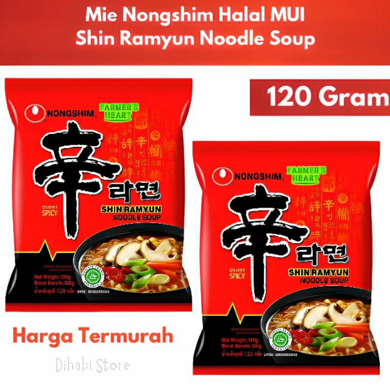 

Penawaran Terbaik Shin Ramyun Noodle Soup Mie Korea Nongshim Halal MUI Expired Januari 225