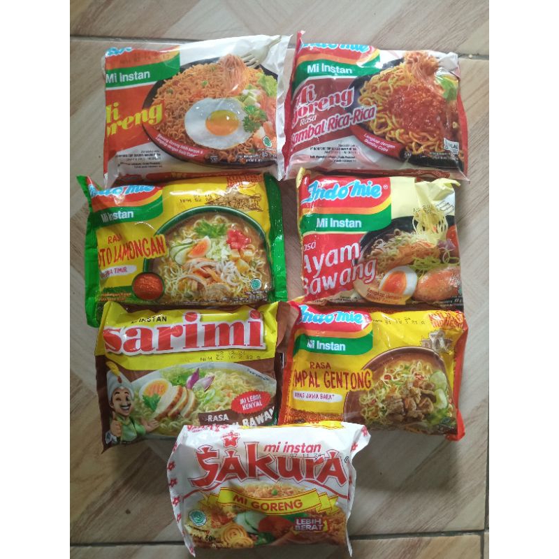 

Mie Instan Indomie, Sarimi, Sakura,Sedap jual ecer dan grosir