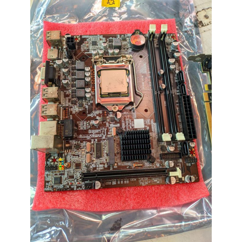 paket motherboard magix h55 lga 1156 + intel core i5 750 bonus ram 2gb ddr3