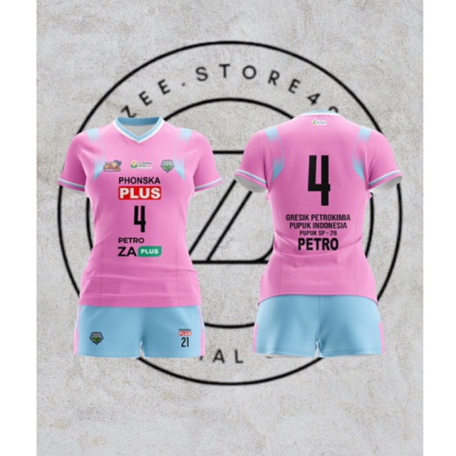 Jersey Voli Proliga Gresik Petrokimia
