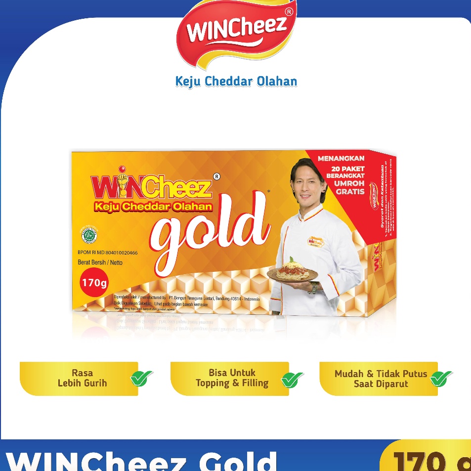 

Deals WINCheez Keju GOLD 17 Gram