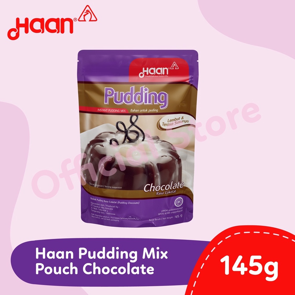 

Sikat abis HAAN PUDDING CHOCOLATE 145gr