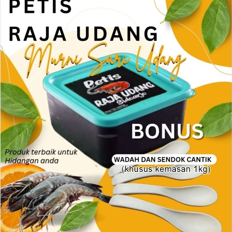 

Pesan Saja Petis Udang Sidoarjo PREMIUM 1kg Murni Sari Udang Tanpa Campuran Tepung