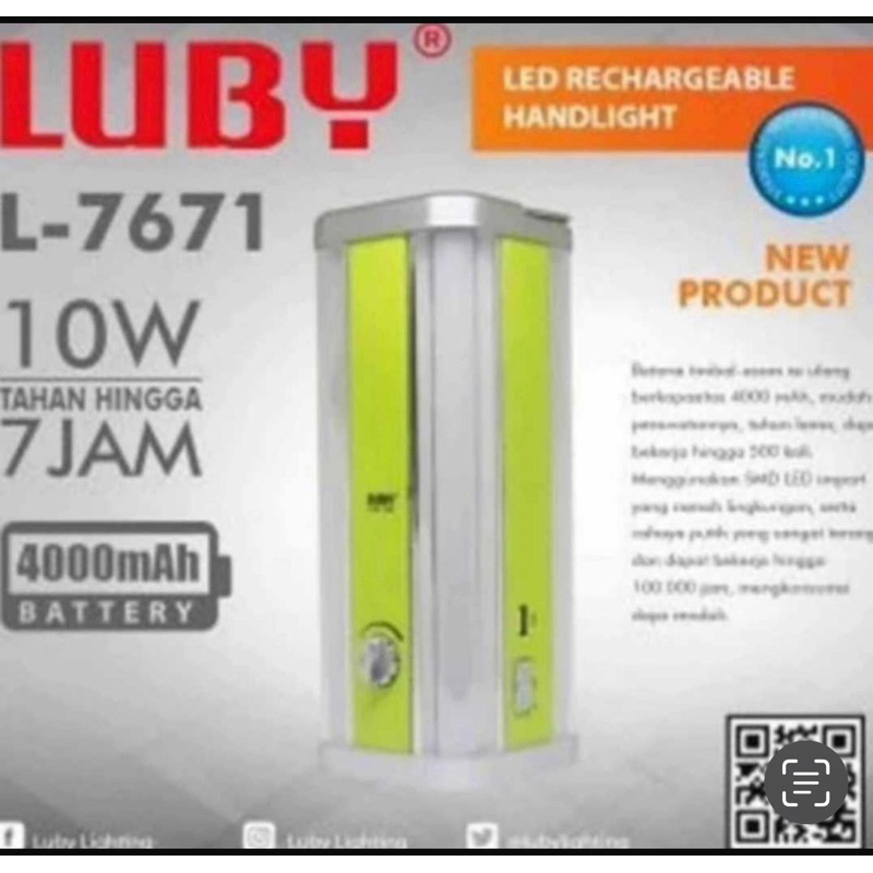 Lampu Emergency LUBY  Lampu Darurat LUBY 7671/7758