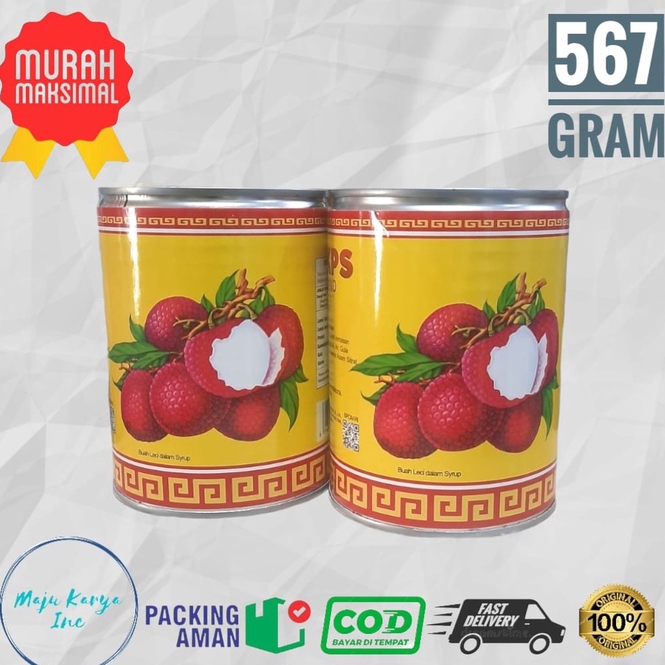 

Makin murah Lychee in Syrup IKPS Buah Leci Kaleng 567 Gram