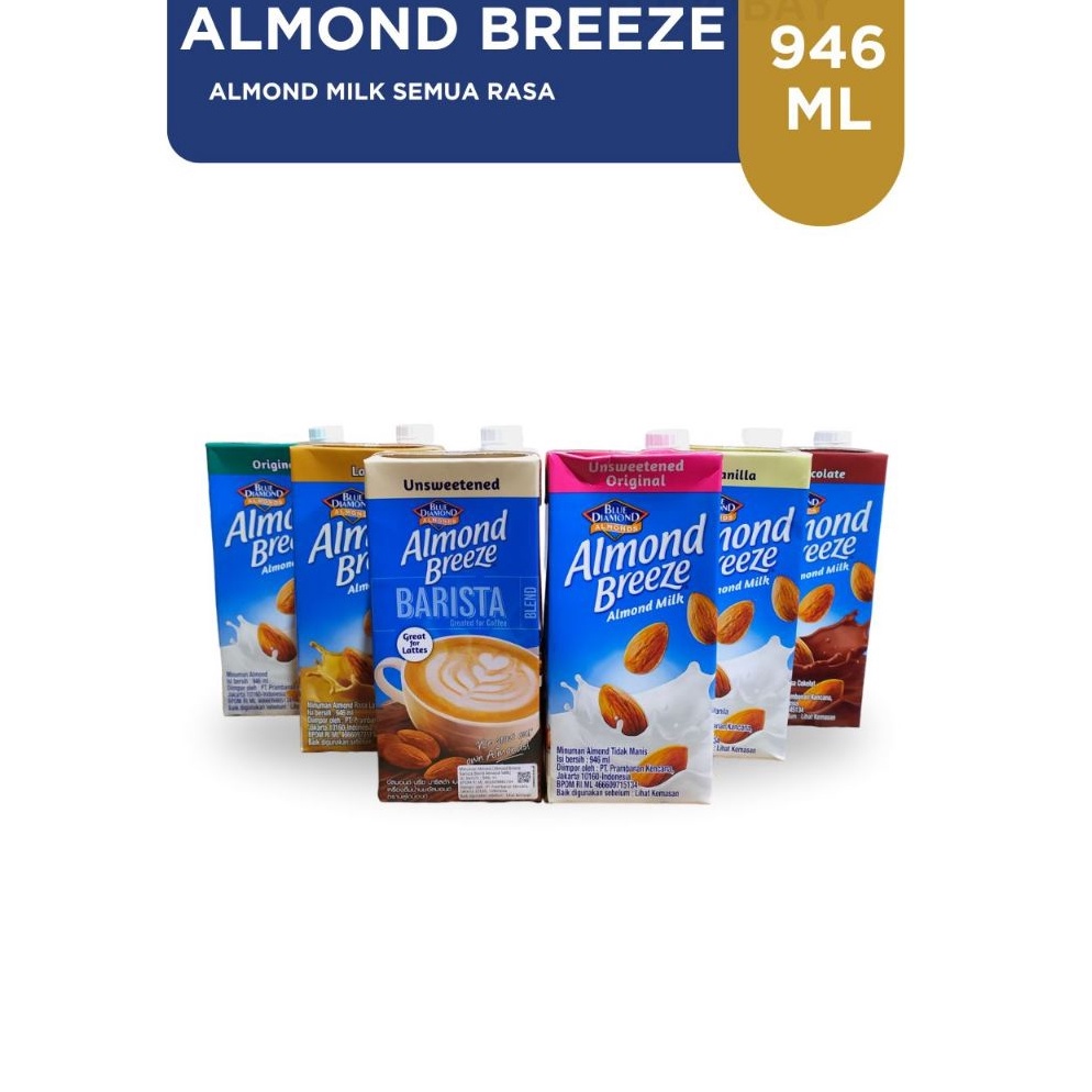 

Pasti Untung Almond Breeze Blue Diamond Almond Milk Susu Almond Semua Rasa 946 ml