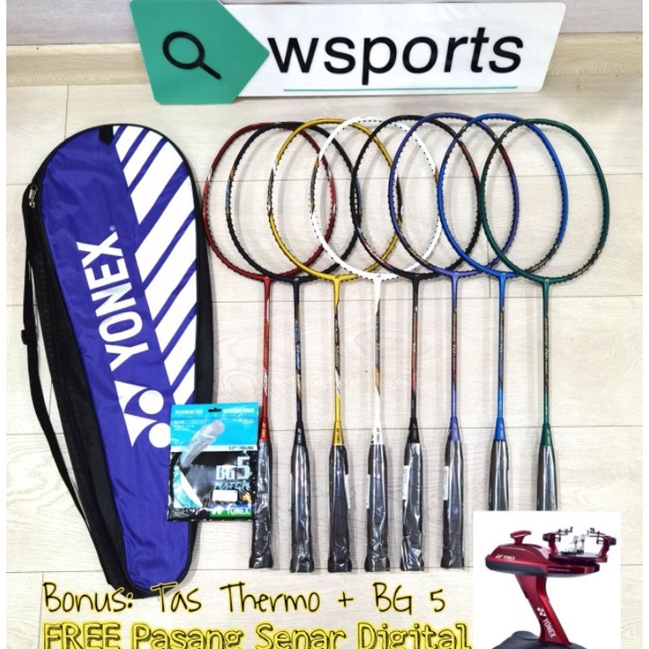KODE R3H6 Free Pasang Senar Raket Yonex Rudi Hartono Arcsaber 71 Nanoray 7 72 73 Light Original