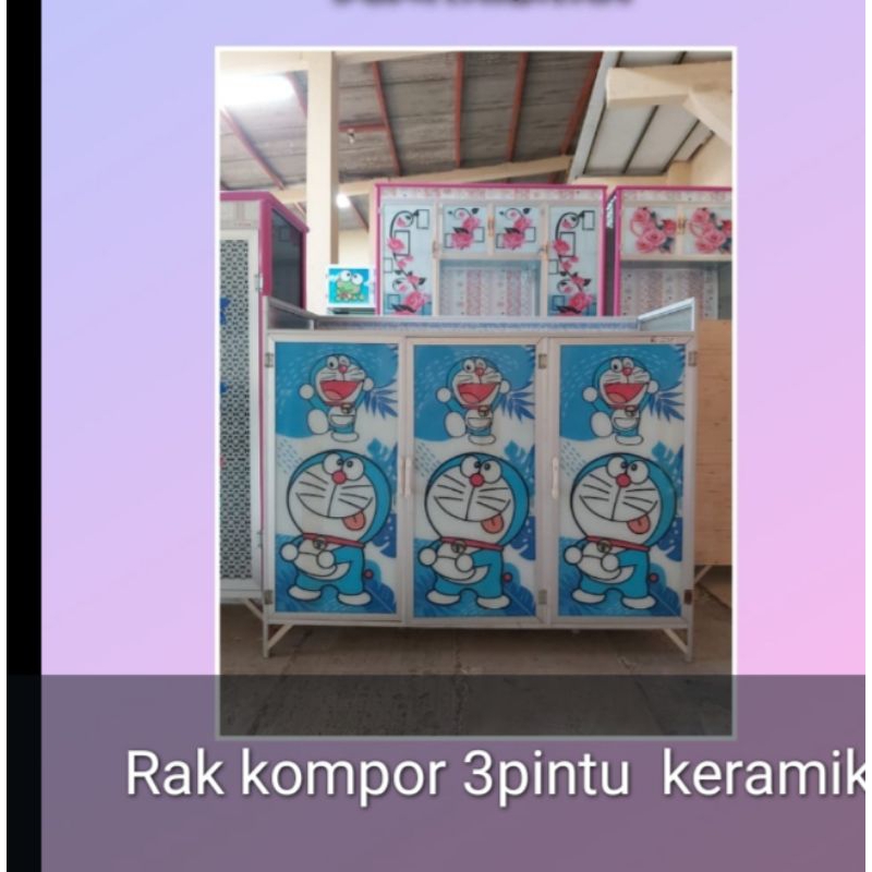 Rak kompor 3 Pintu