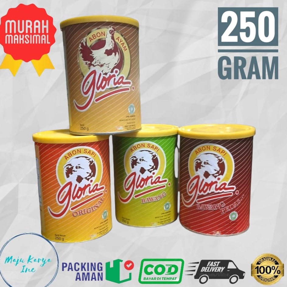 

Cuma disini Abon Gloria Sapi Ayam 25 gram