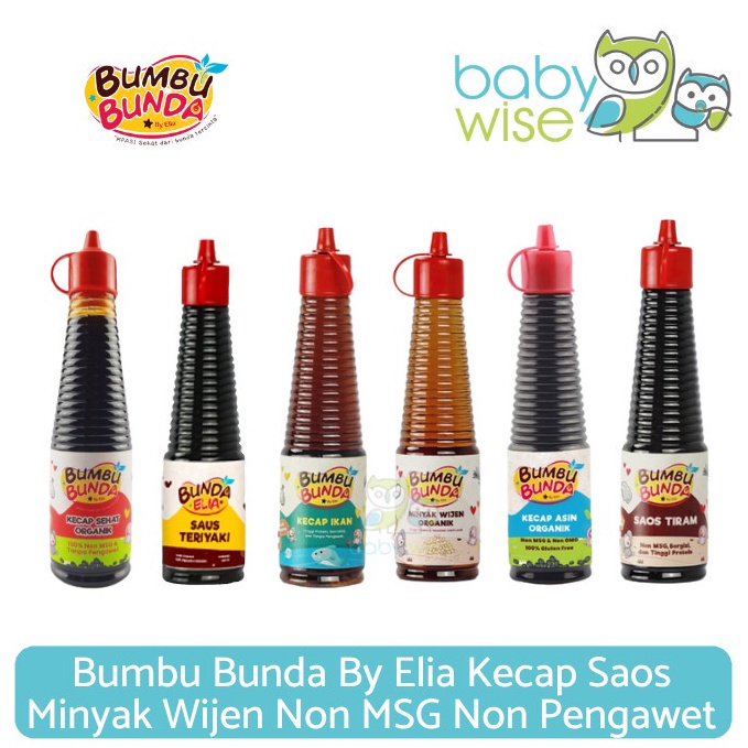 

Lagi Promo Bumbu Bunda By Elia Kecap Saos Minyak Wijen Non MSG Non Pengawet