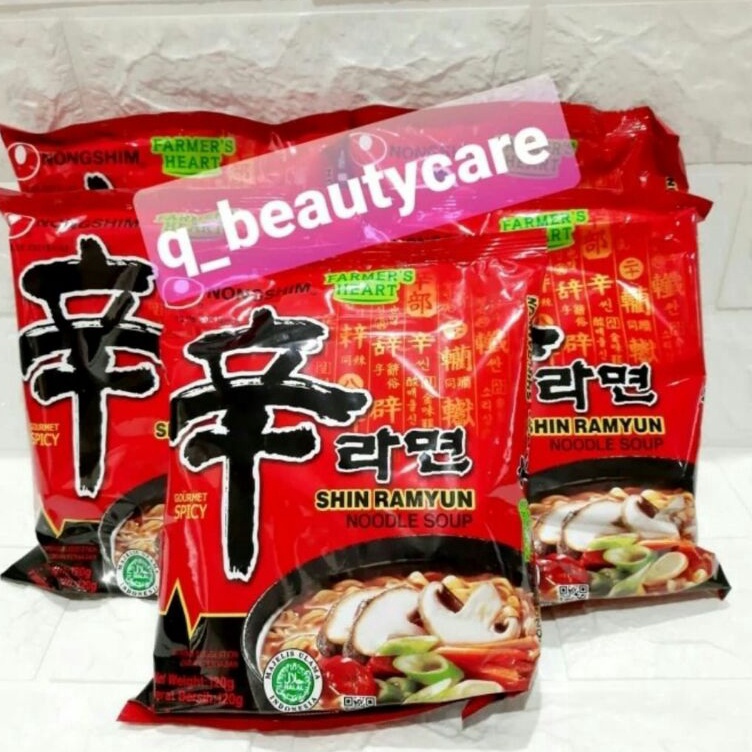 

Spesial Promo Nongshim Shin Ramyun Spicy Mushroom Instant Noodle Mie Korea 12gr