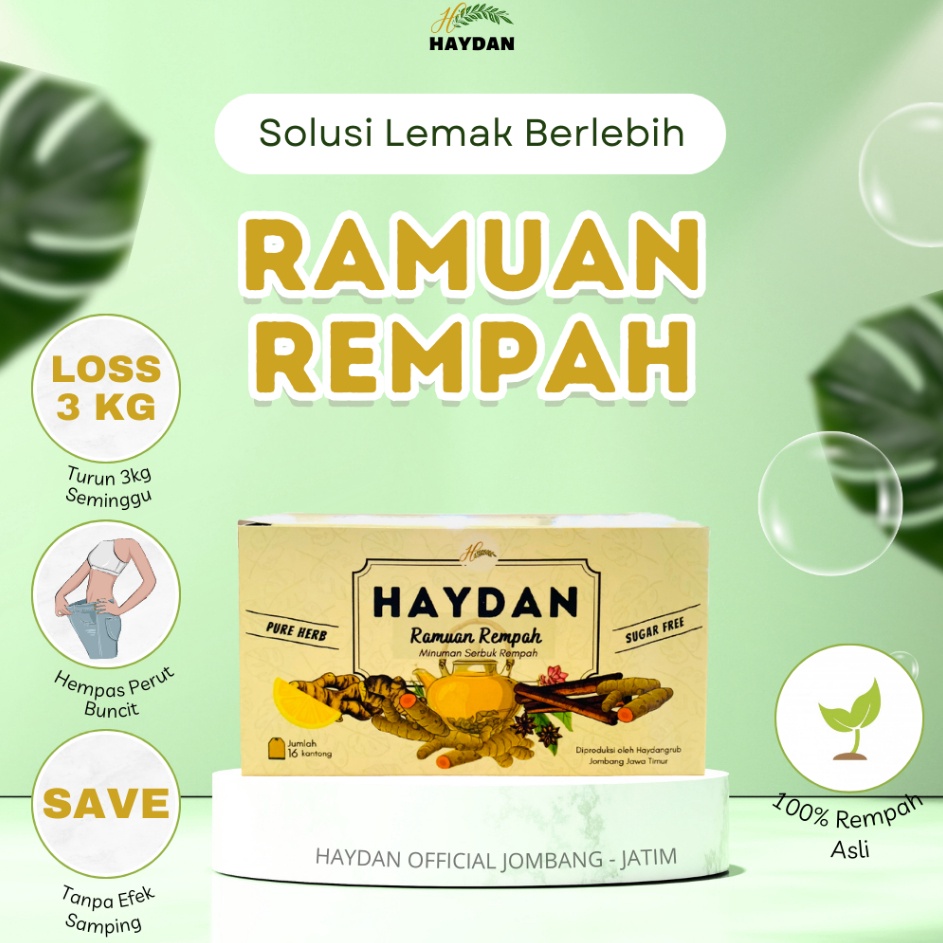 

New Stock Teh Teh Celup Rempah JSR Imunitas Ramuan Rempah Haydan