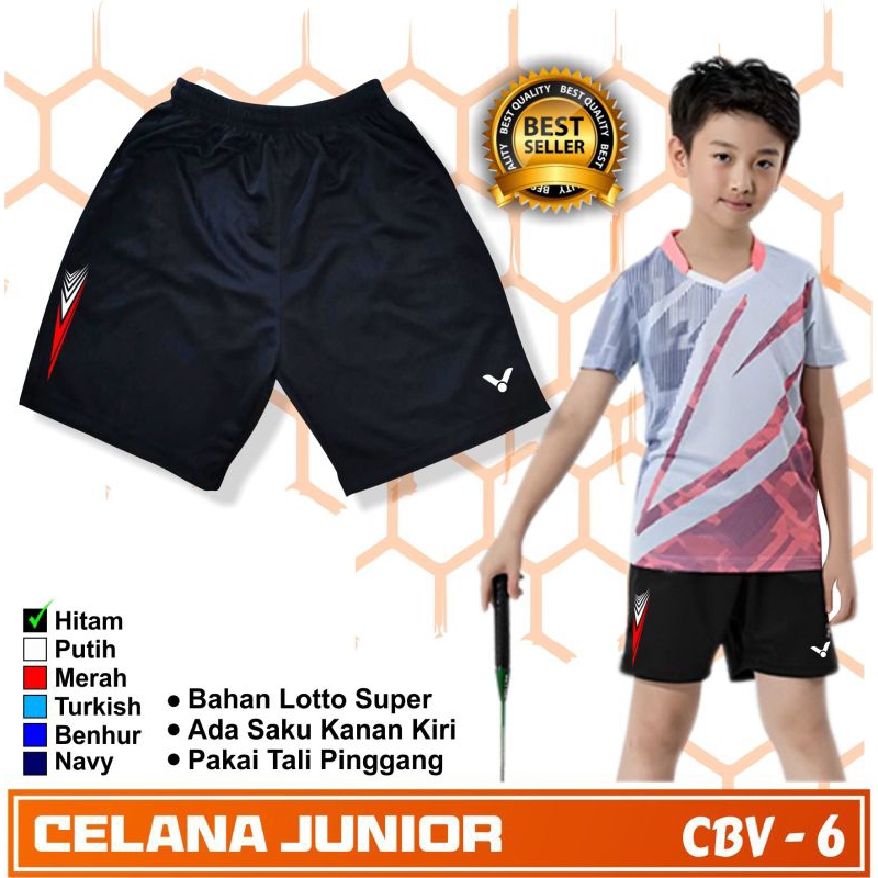 celana pendek anak celana olahraga anak badminton bulutangkis