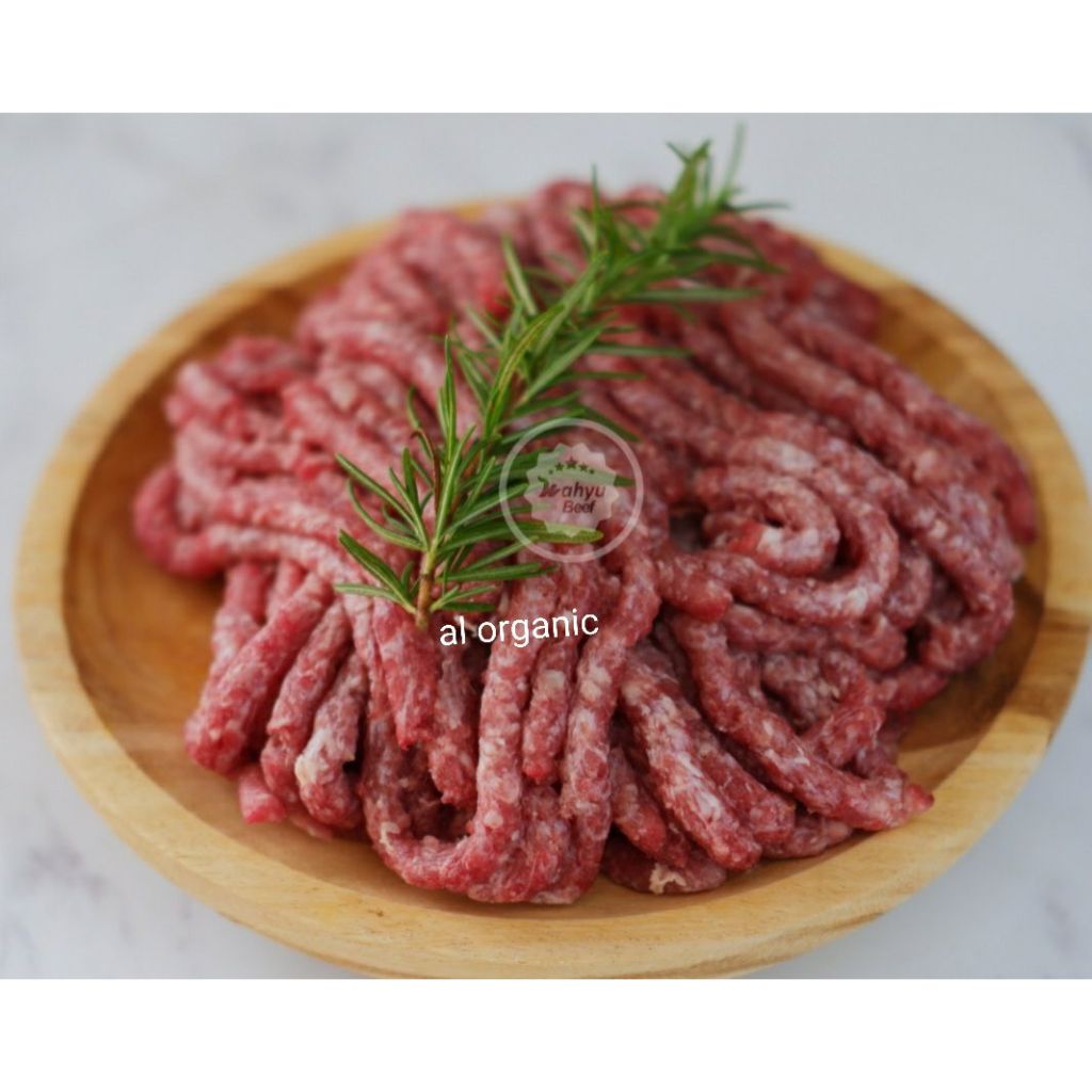 

GROUND BEEF NON FAT - GROUND BEEF WITH FAT - TOPSIDE GILING - DAGING GILING - SAPI GRASS FED ORGANIC - WAHYU BEEF