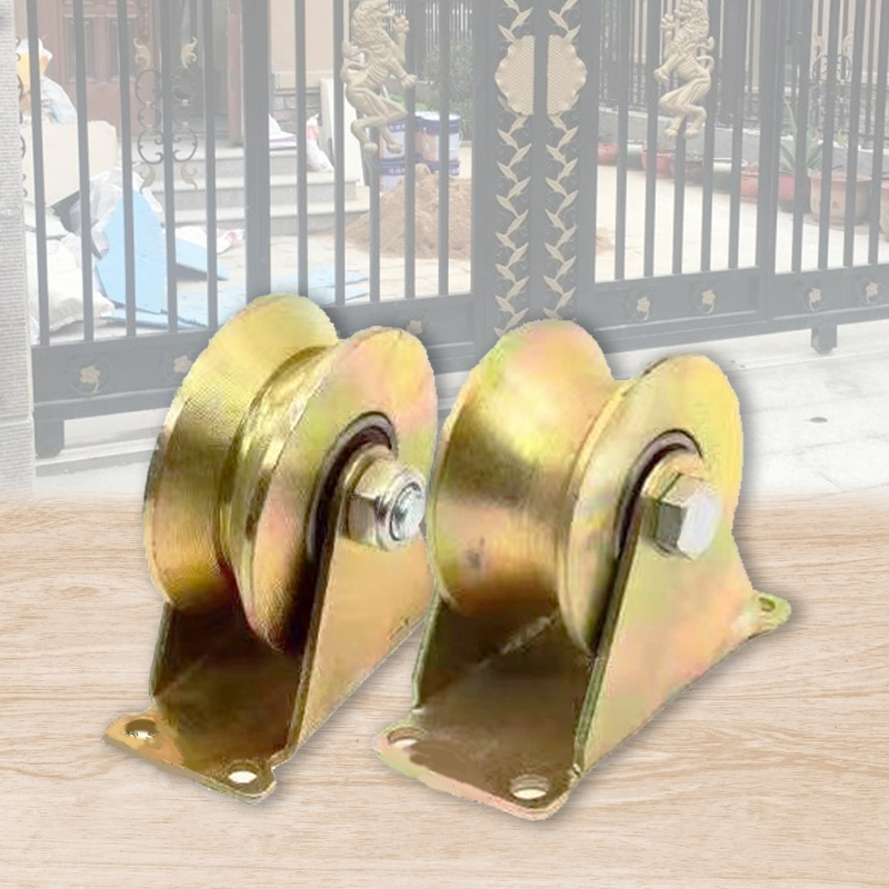 50mm Roda Gerbang Pagar Model U & V Roda Gerbang Pintu Geser Besi