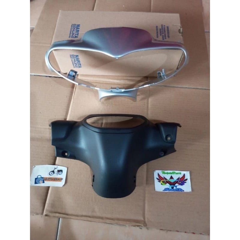 batok pala depan belakang motor Yamaha Jupiter Z lama 2001 warna silver